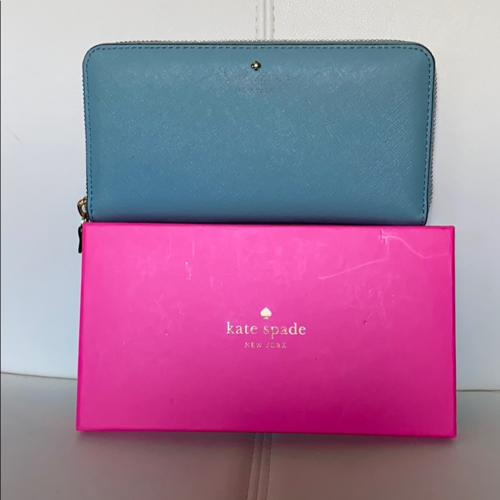 Kate Spade Continental Leather Zip Wallet